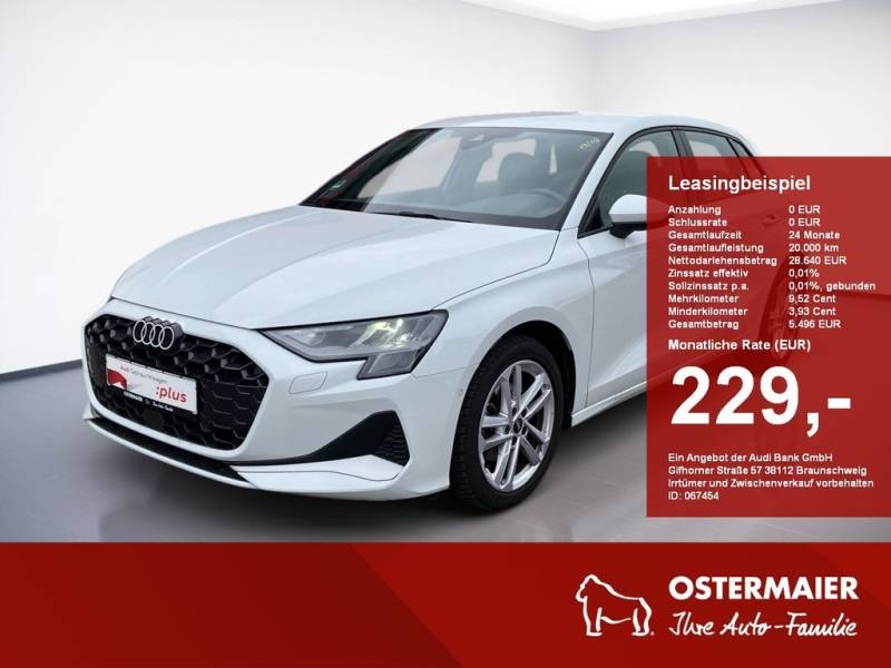 Audi A3 Sportback ADVANCED 30 TDI AHK.NAVI.VIRTUAL.AL