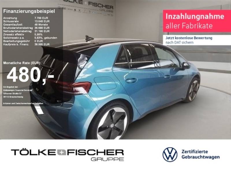 Volkswagen ID.3 S (77kWh) Pro IQLight ACC AUT Navi W-Pumpe