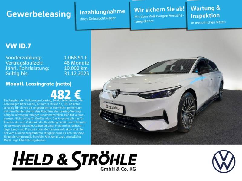 Volkswagen ID.7 210 kW AHK IQ-Drive Wärmepumpe