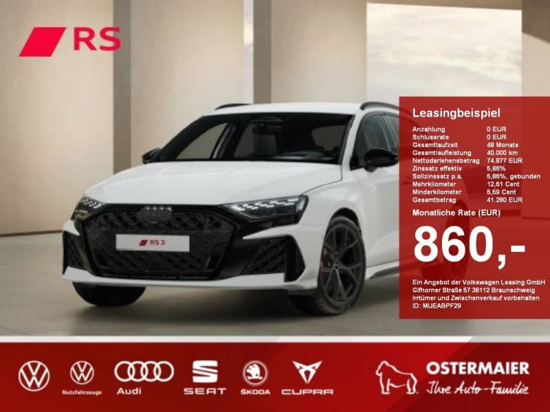 Audi RS 3 Sportback S tronic 400PS 5J-GARANTIE,NAVI,M
