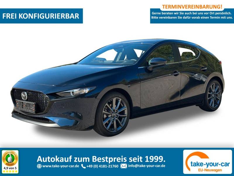Mazda 3 Centre-Line SHZ+KAMERA+HUD+NAVI+ACC+LED+18"...