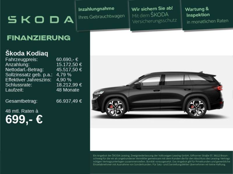 Skoda Kodiaq RS 2,0TSI 195kW 4x4  360°KAM HUD SHZ NAV