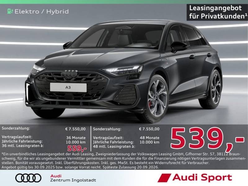 Audi A3 Sportback S line TFSI e S tronic UPE 62.560,-