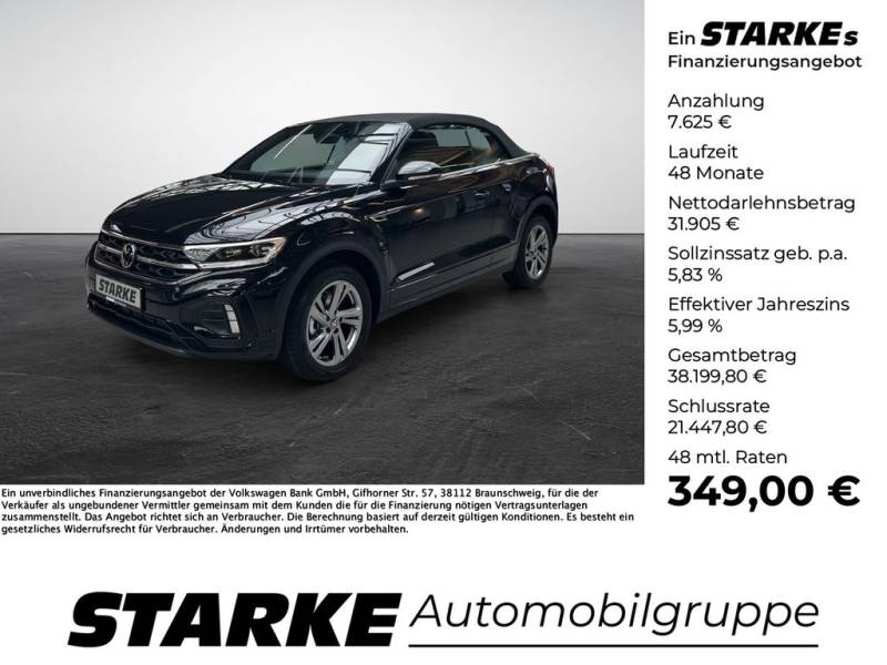 Volkswagen T-Roc Cabriolet 1.5 TSI DSG R-Line AHK LED Kame