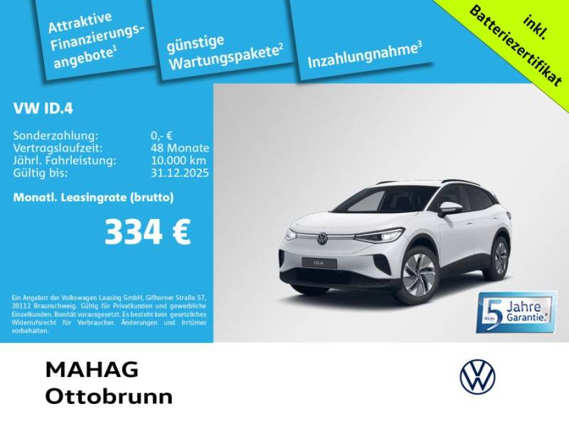 Volkswagen ID.4 Pure 125kW WärmePu CCS IQ.Light Navi ParkAs