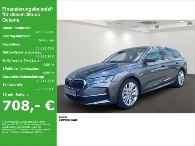 Skoda Octavia COMBI SELECTION 2.0 TDI 150 PSDSG SOFORT