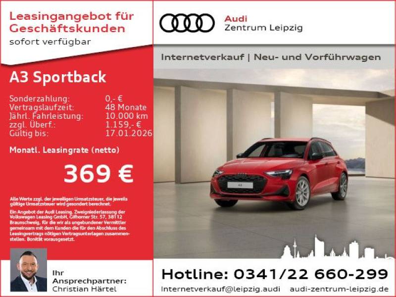 Audi A3 Sportback advanced TFSI LED*Carbon*AHK*18Zoll