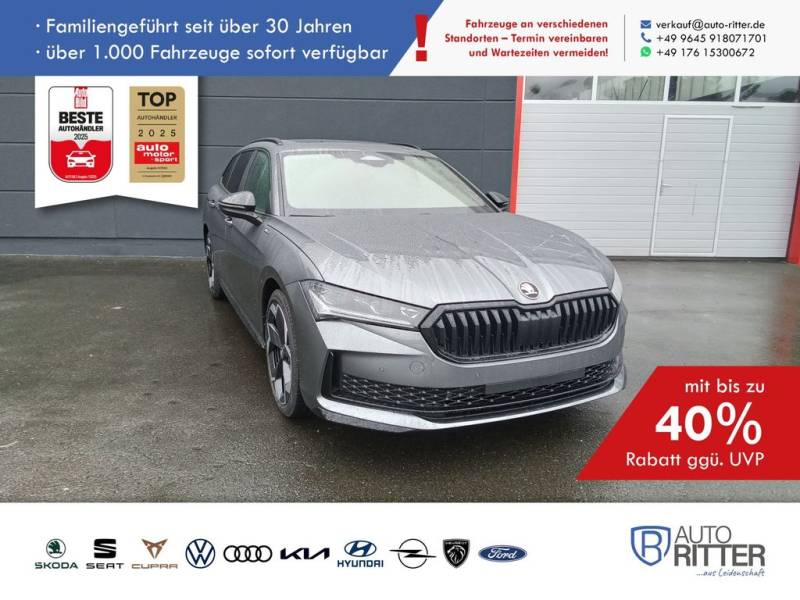 Skoda Superb Combi Sportline ACC-HuD-Stand-Hzg-AHK-...