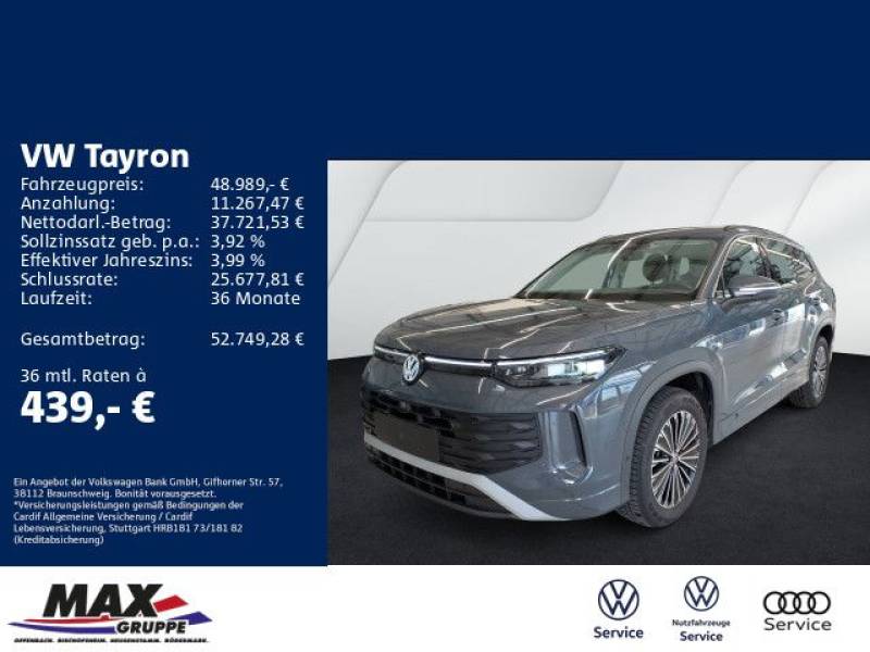 Volkswagen Tayron 2.0 TDI DSG 4MOTION LIFE AHK+IQ.LIGHT+ACC