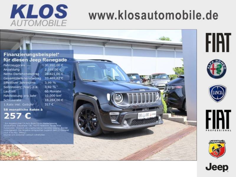 Jeep Renegade SUMMIT e-HYBRID 1.5 GSE T4 48V 130PS DC