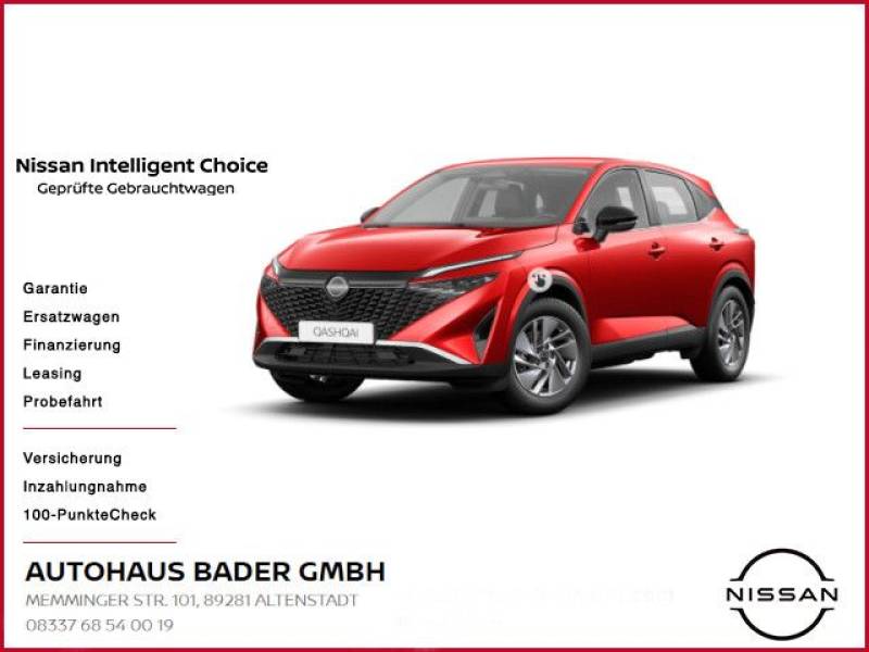 Nissan Qashqai 1.3MHEV 140PS Acenta / Klima / Alu / Inf