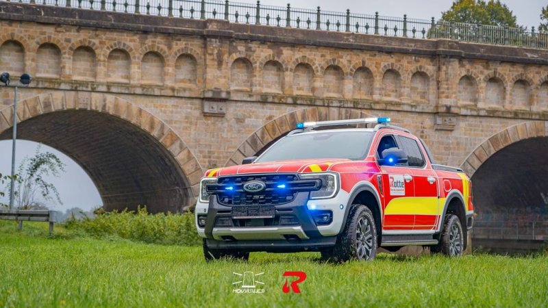 Ford Ranger Wildtrak e-4WD Doka Feuerwehr KdoW