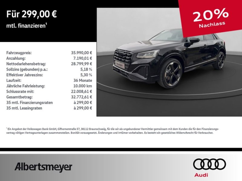 Audi Q2 35 TFSI LAST GENERATION S-LINE+LED+PDC VOandHI+