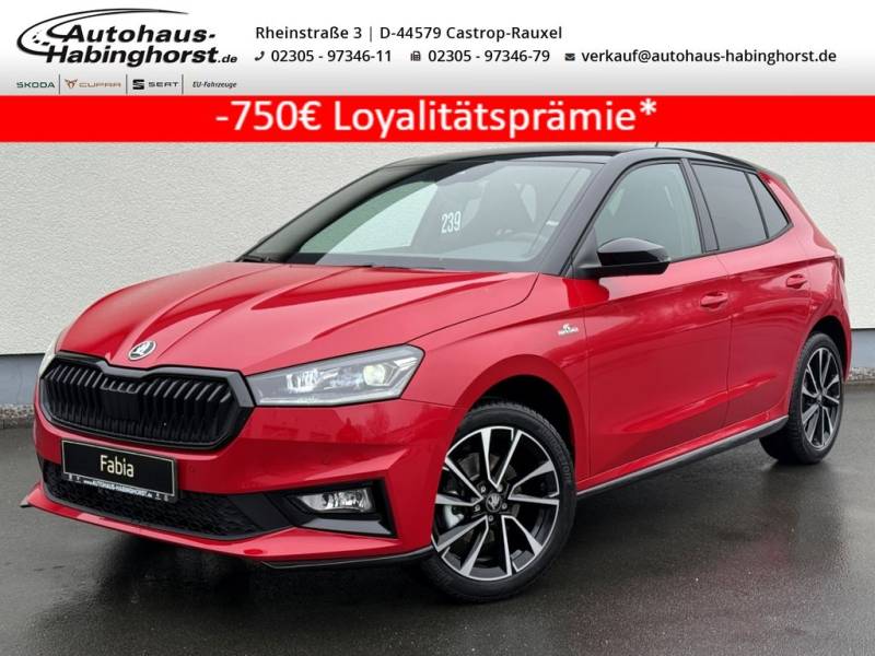 Skoda Fabia IV 1.5 TSI DSG Monte Carlo ACC LED PDC Sma