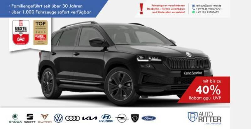 Skoda Karoq Sportline ACC-AHK-RFK-PANO-LED-Carplay-...