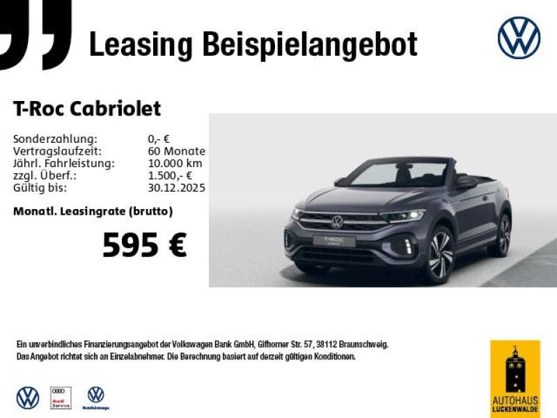 Volkswagen T-Roc Cabriolet 1.5 TSI R-Line DSG *IQ.DRIVE*