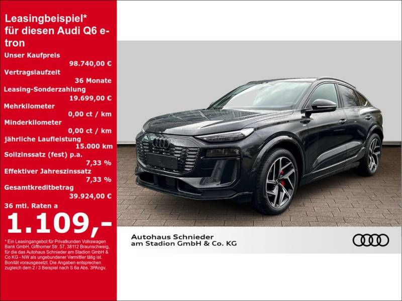 Audi Q6 e-tron Sportback performance 225 kW HUD+AHK+P