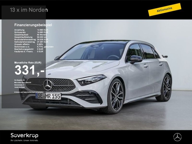 Mercedes-Benz A 200 d AMG NIGHT SPUR PANO KAMERA PDC SHZ