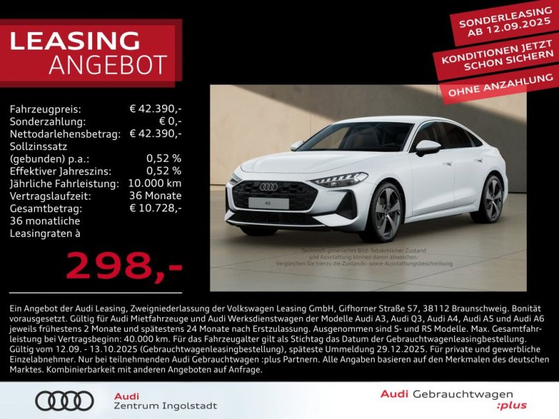 Audi A5 Limousine TFSI Tech LED+ AHK ACC 20" Kamera