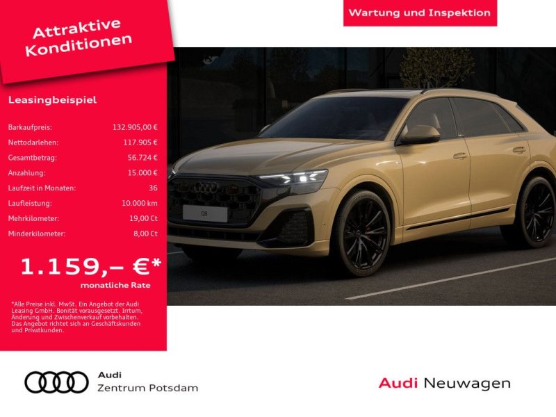 Audi Q8 SUV S line business TDI quattro PANO LASER