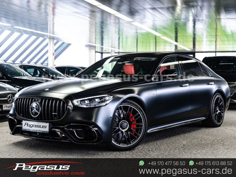 Mercedes-Benz S 63 AMG S E-Perform. L *BURM 4D*BLACK MAGNO*21"
