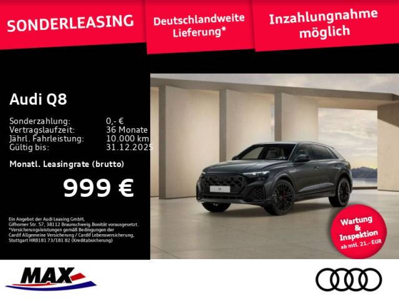 Audi Q8 SUV S line business TFSI e quattro BandO+MATRIX