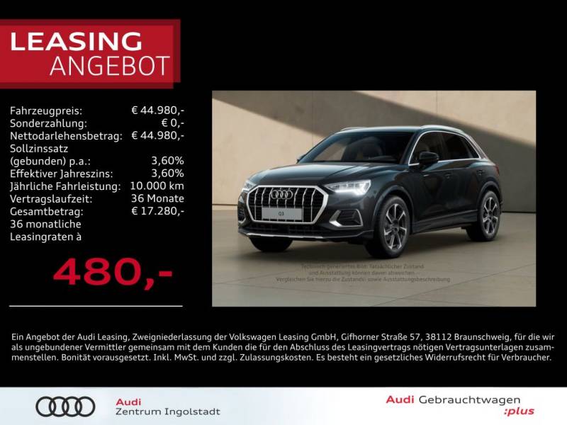 Audi Q3 35 TFSI S line NAVI+ LED AHK 19" ACC