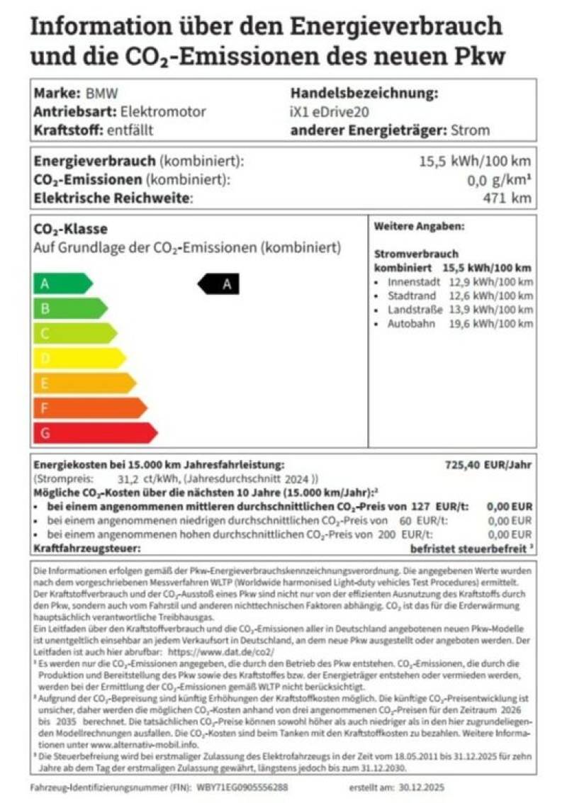 BMW iX1 eDrive20