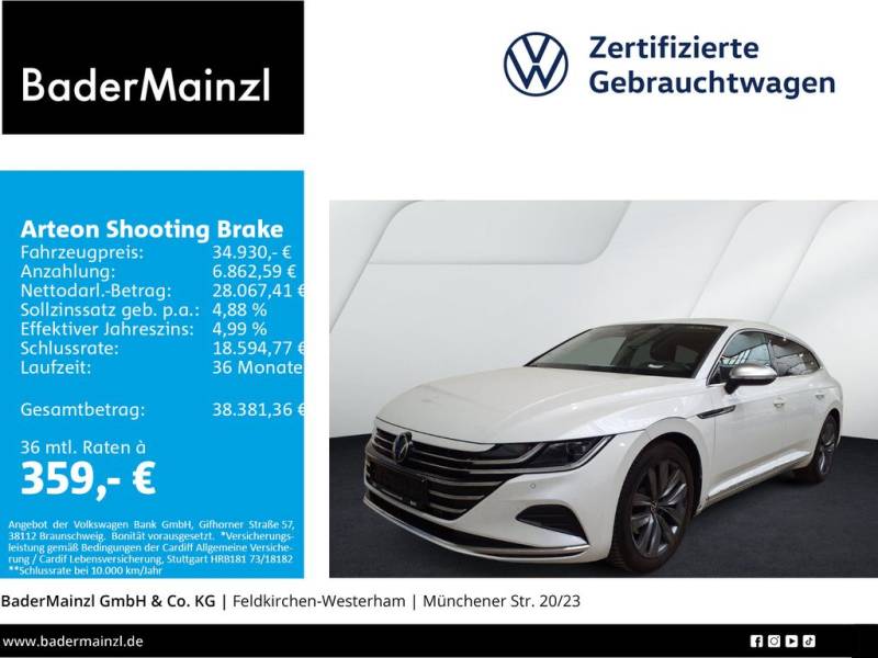 Volkswagen Arteon Shooting Brake 2.0 TDI DSG Elegance AHK