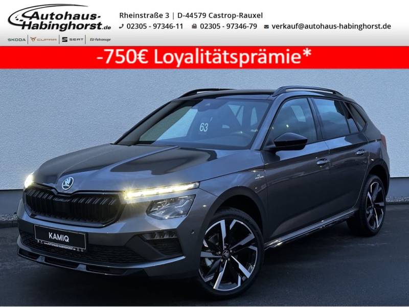 Skoda Kamiq 1.5 TSI DSG Monte Carlo AHK Kessy Matrix A