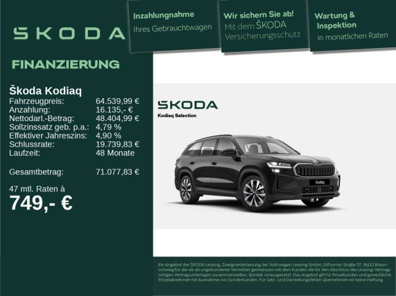 Skoda Kodiaq Selection 2,0 TDI 142 kW 4x4 AHK HUD PANO