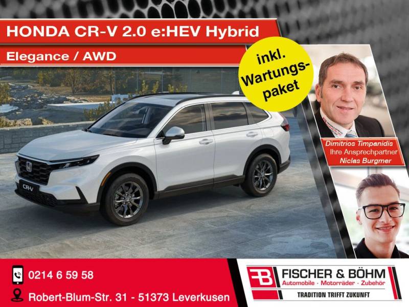 Honda CR-V 2.0 e:HEV Hybrind Elegance - AWD