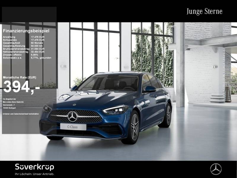 Mercedes-Benz C 300 e , AMG SPUR AHK DISTR 360 PDC SHZ MEMO