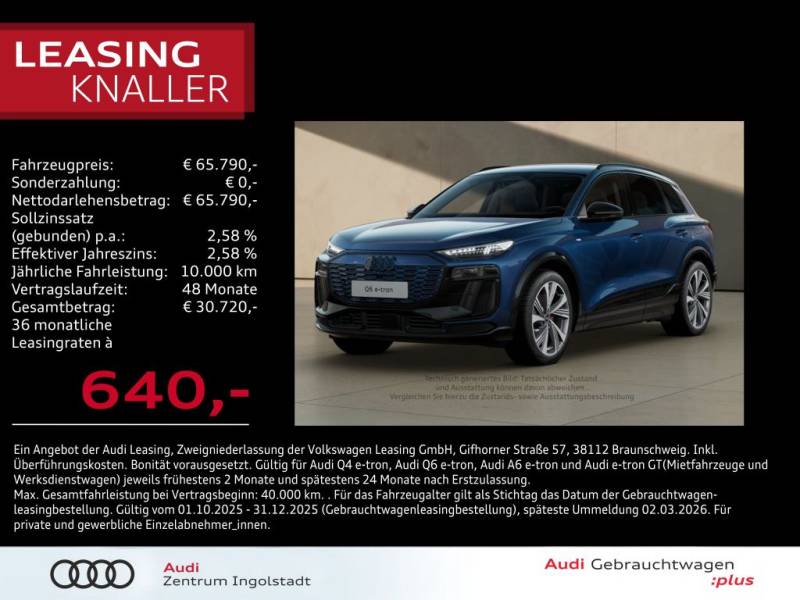 Audi Q6 e-tron S line Tech-pro MATRIX BandO Luft 21"