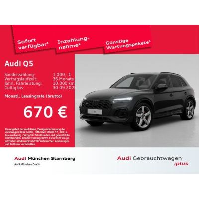 Audi Q5 45 TFSI qu. S line S tronic Leder AAS BandO 21"