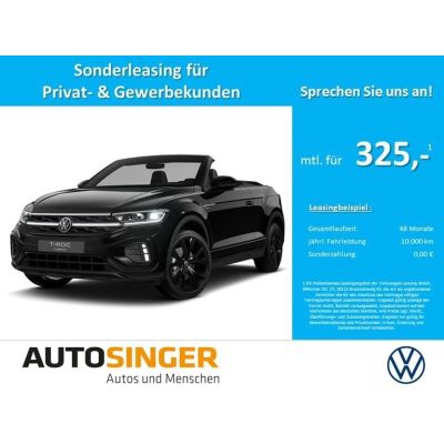 Volkswagen T-Roc Cabriolet R-Line 1.5 TSI DSG LEDER*BLACK*A