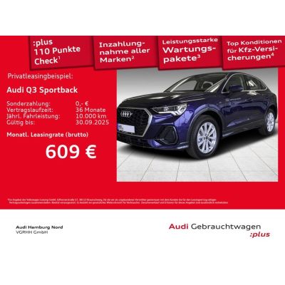 Audi Q3 Sportback 35 TFSI S tronic Rückfkamera Navi