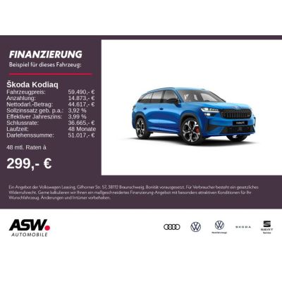 Skoda Kodiaq RS 2,0TSI 265PS DSG 4x4 360° Pano ACC SHZ