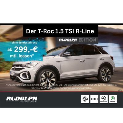 Volkswagen T-Roc 1.5 TSI R-Line DSG LED AHK BT Navi SHZ PDC