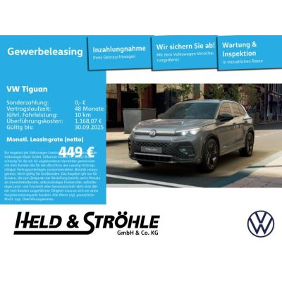 Volkswagen Tiguan R-Line 1,5 eHybrid DSG AHK HUD BLK RFK