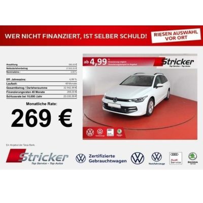 Volkswagen Golf Variant Life 1.5 TSI 254,- mtl. GJR SHZ Pri