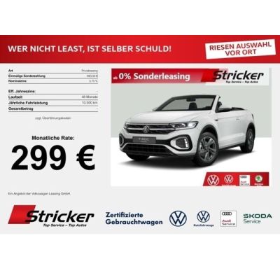 Volkswagen T-Roc Cabriolet  R-Line 1.5 TSI DSG ACC Windscho