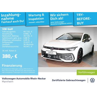 Volkswagen Golf VIII 2.0 TSI GTI sound LED uvm