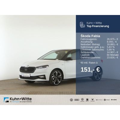 Skoda Fabia 1.5 TSI Monte Carlo *Pano*LED*RFK*SHZ*