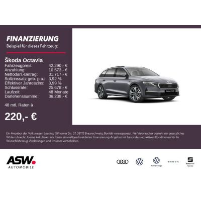 Skoda Octavia Combi Tour 2,0 TDI 150PS DSG 18" ACC AHK