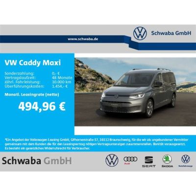 Volkswagen Caddy Maxi GOAL 1,5 eHybrid DSG *Aktionsmodell*