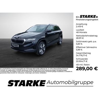 Skoda Karoq 1.5 TSI DSG Selection  AHK LED PDC LM Temp