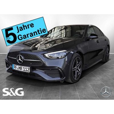 Mercedes-Benz C 200 AMG MBUX+360°+DIG-LED+Pano+Night+Winterpak