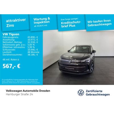 Volkswagen Tiguan Life 2.0 TDI SCR 7-Gang-DSG