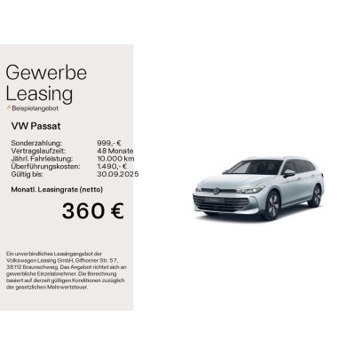 Volkswagen Passat Business 1,5 l eTSI 150 PS DSG Navi/Klima